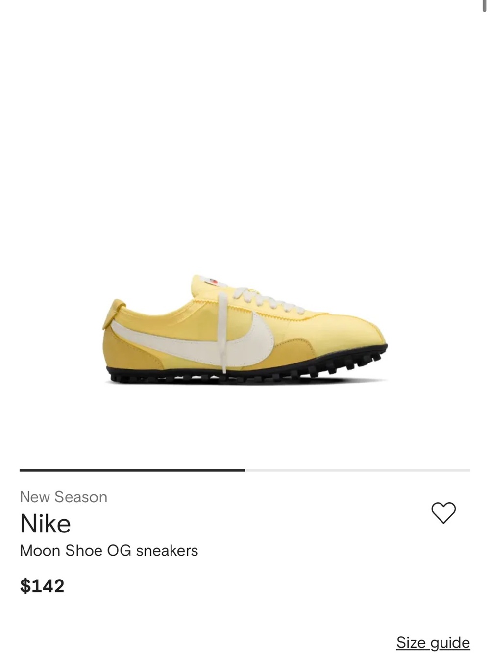 Nike Moon Shoe OG Men's Sneakers - Yellow/White